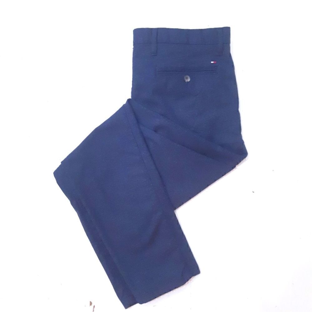 Tommy Hilfiger Navy Houndstooth Trousers